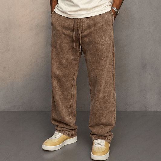 Volyora™ - Denim Washed Trousers